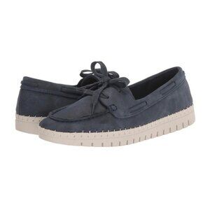 Easy Street SAIL Women's Comfort Boat Shoes Slip On Loafers Navy 9 W